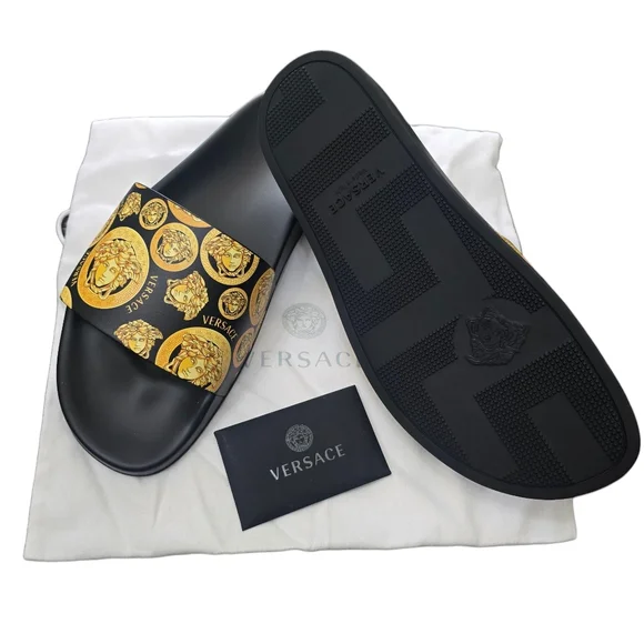 Versace Coin Medusa Slides display picture 1
